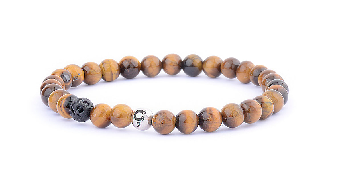 ARMBAND TIGER EYE 6MM BEADS