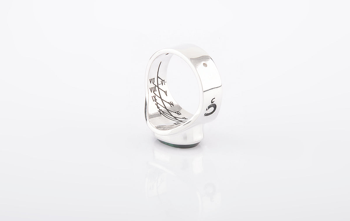RING MALACHITE OVAL