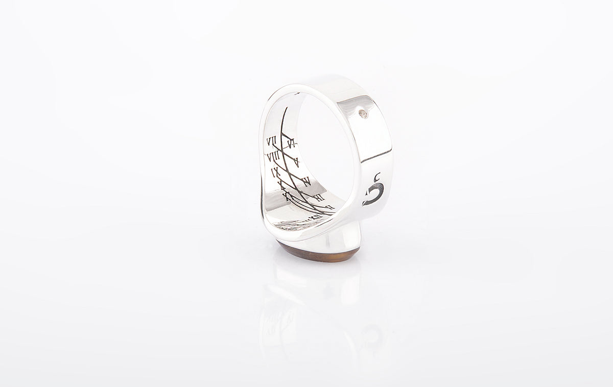 RING TIGER EYE OVAL