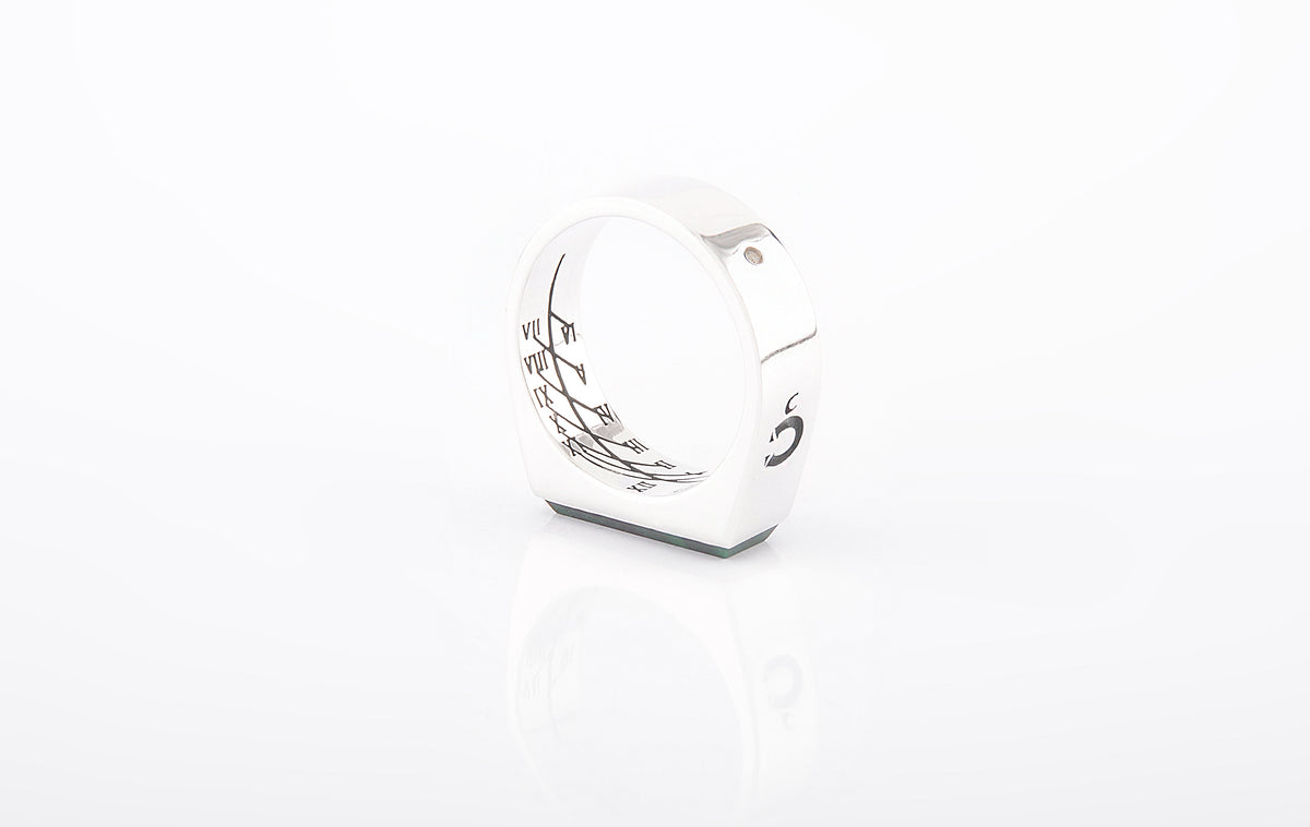 RING MALACHITE RECTANGLE