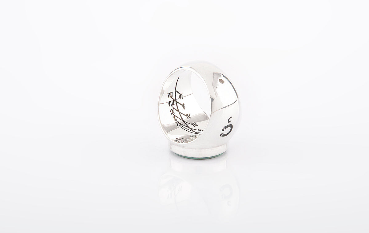 RING MALACHITE ROUND