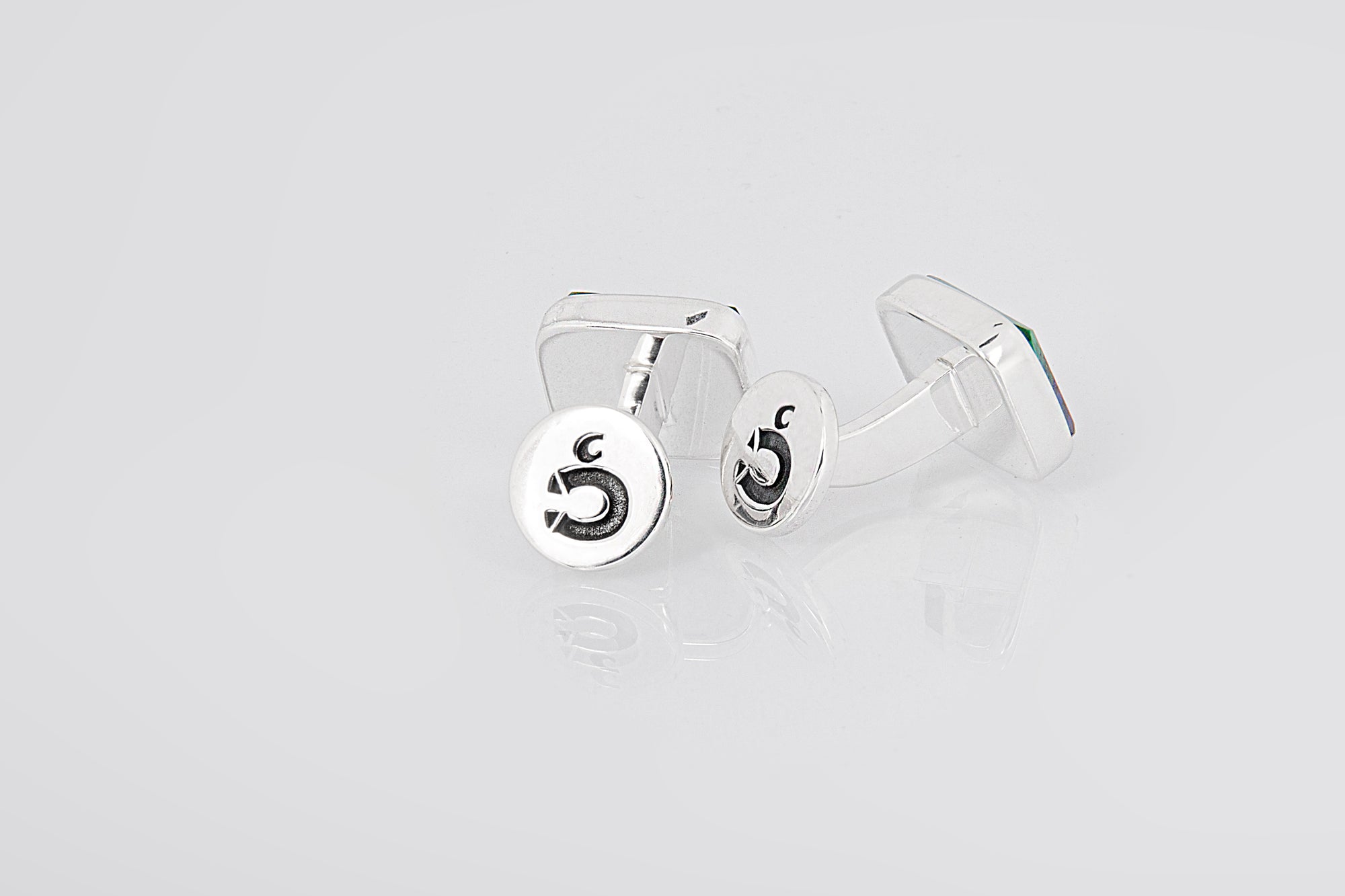 CUFFLINKS MALACHITE - Garcjewelry