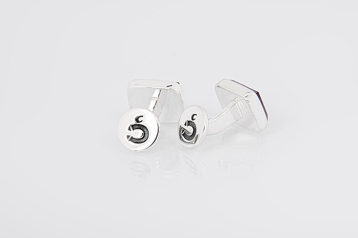 CUFFLINKS BLACK SPINEL