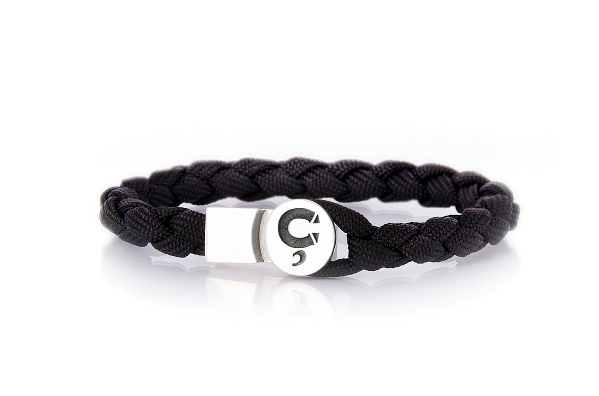 ARMBAND BRAIDED BLACK